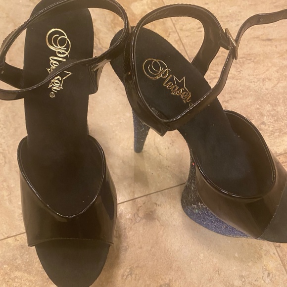 STILETTO PLATFORM HEELS SIZES 9/10 (PLEASERS) - Picture 2 of 6